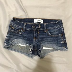 Abercrombie Kids Embellished Short Shorts
